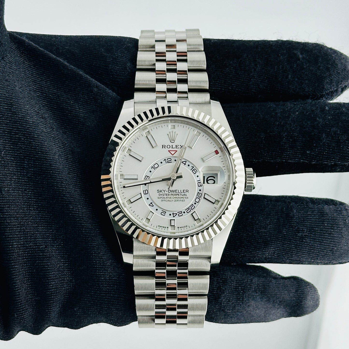 Rolex SkyDweller White Index Dial on Jubilee Ref. 336934 Card 2026 — view 2