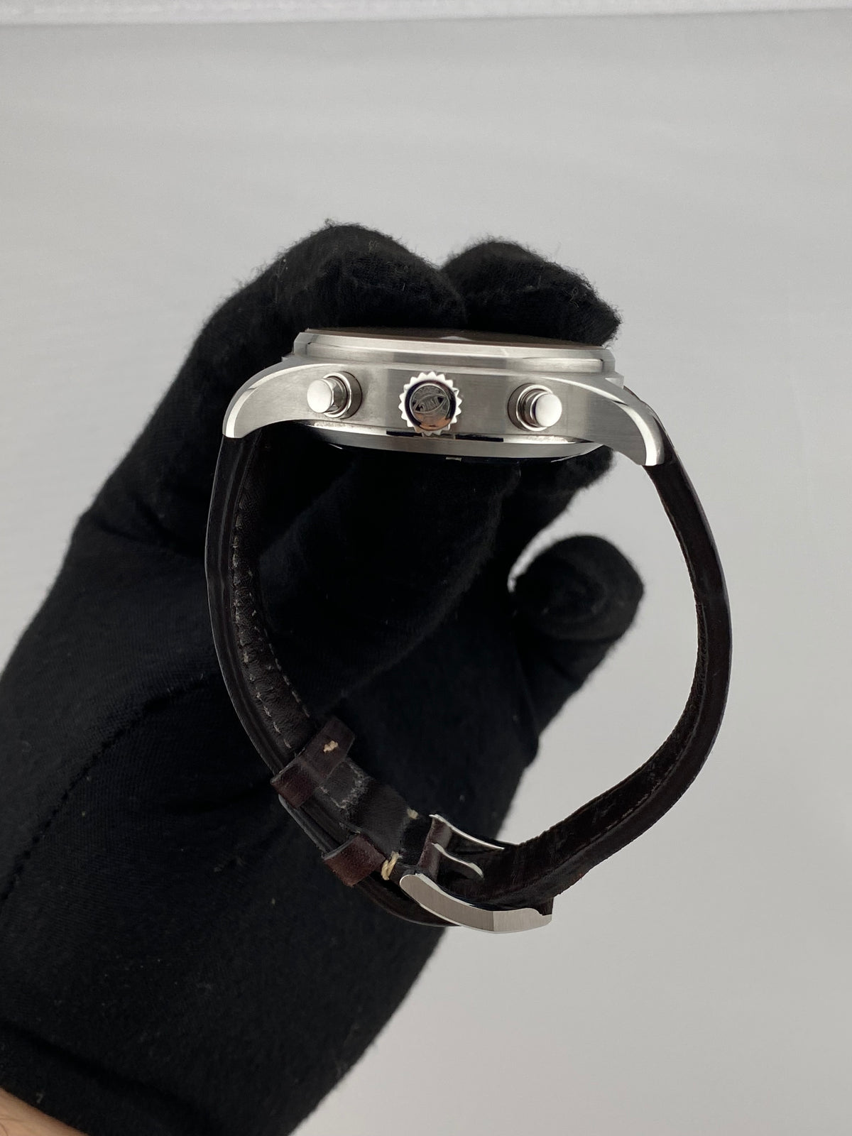 Iwc Pilot's Watch Chronograph Edition Racing Green Dial on Leather Ref. IW377726 Complete 2019 — view 5