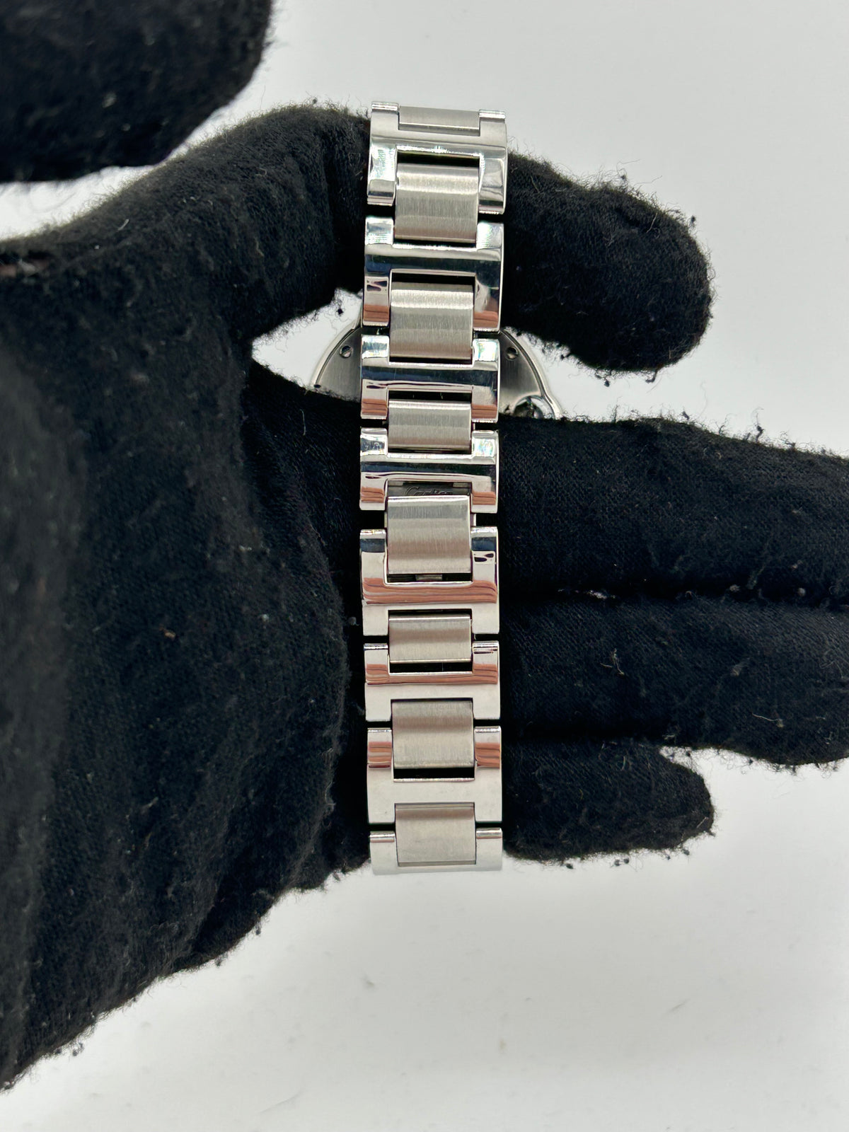Cartier Ballon Bleu 28 Silver Diamond Dial on Stainless Steel Bracelet Ref. WE902073 Card 2019 — view 3
