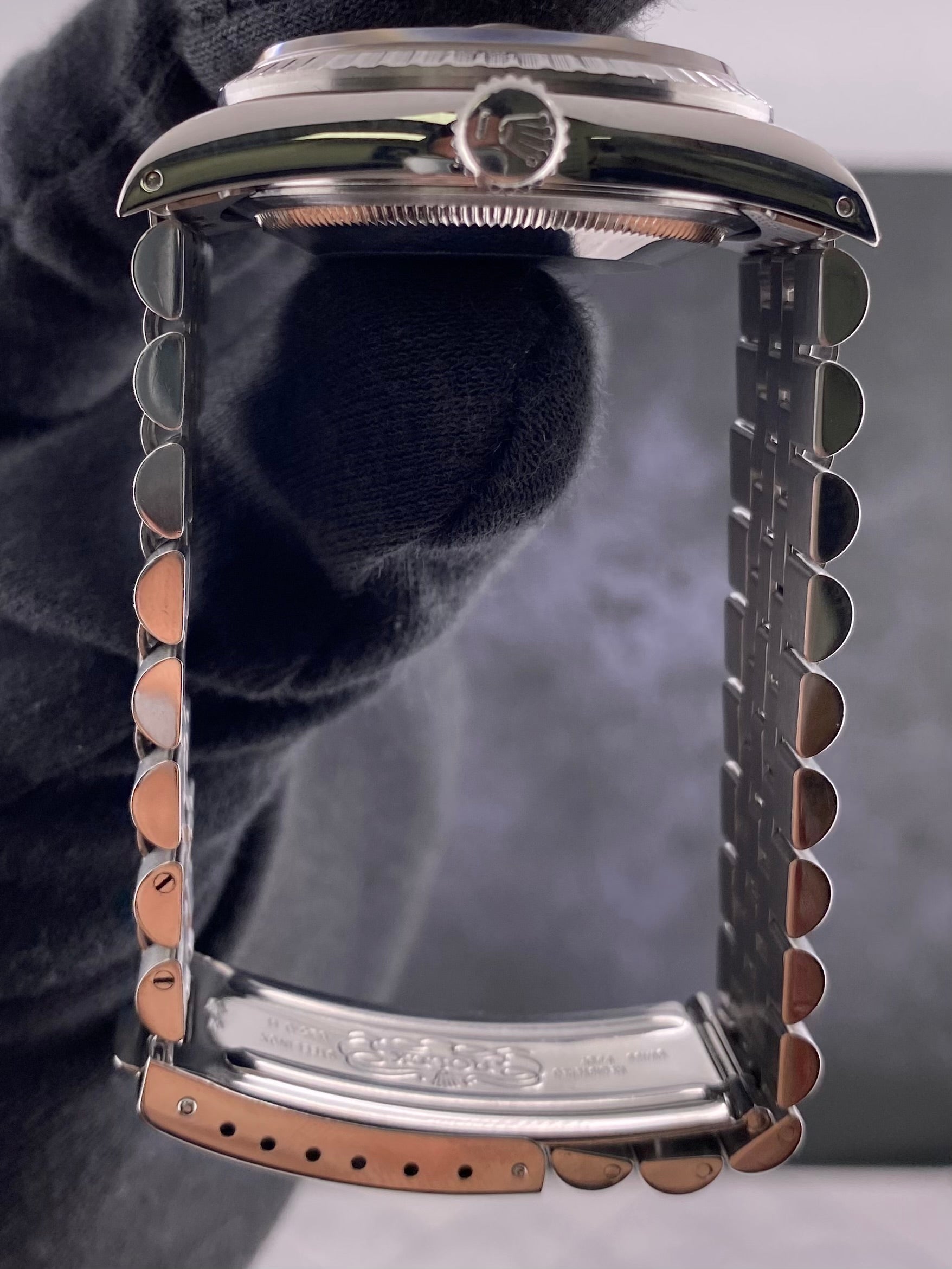 Rolex Datejust Silver Stick Dial on Jubilee Ref. 16220 1991 — view 6