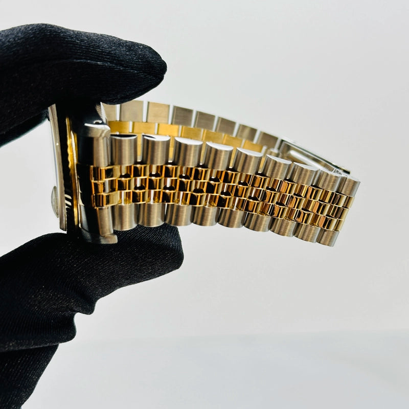 Rolex Datejust Champagne Diamond Factory Dial on D Link Jubilee Ref 16233