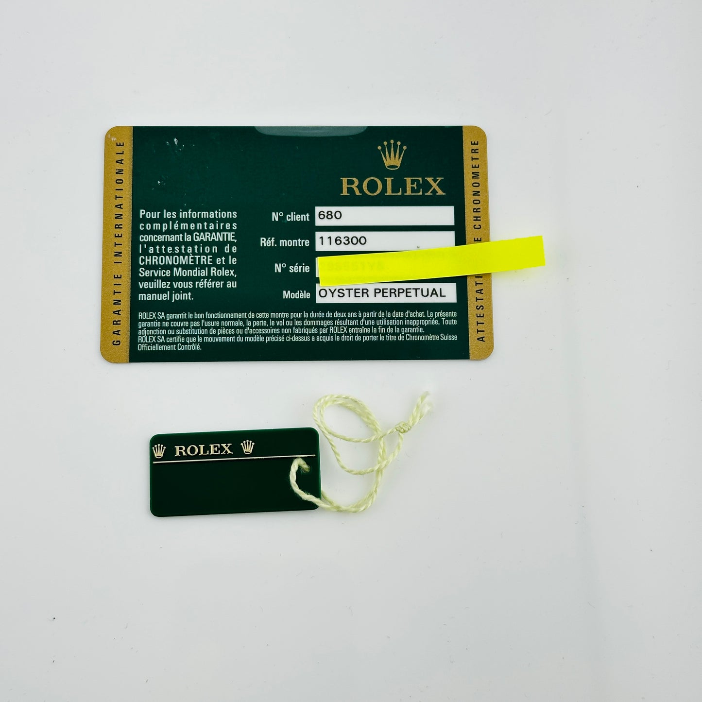 Rolex Datejust Black Dial on Oyster Bracelet Ref. 116300 Card 2014 — view 7