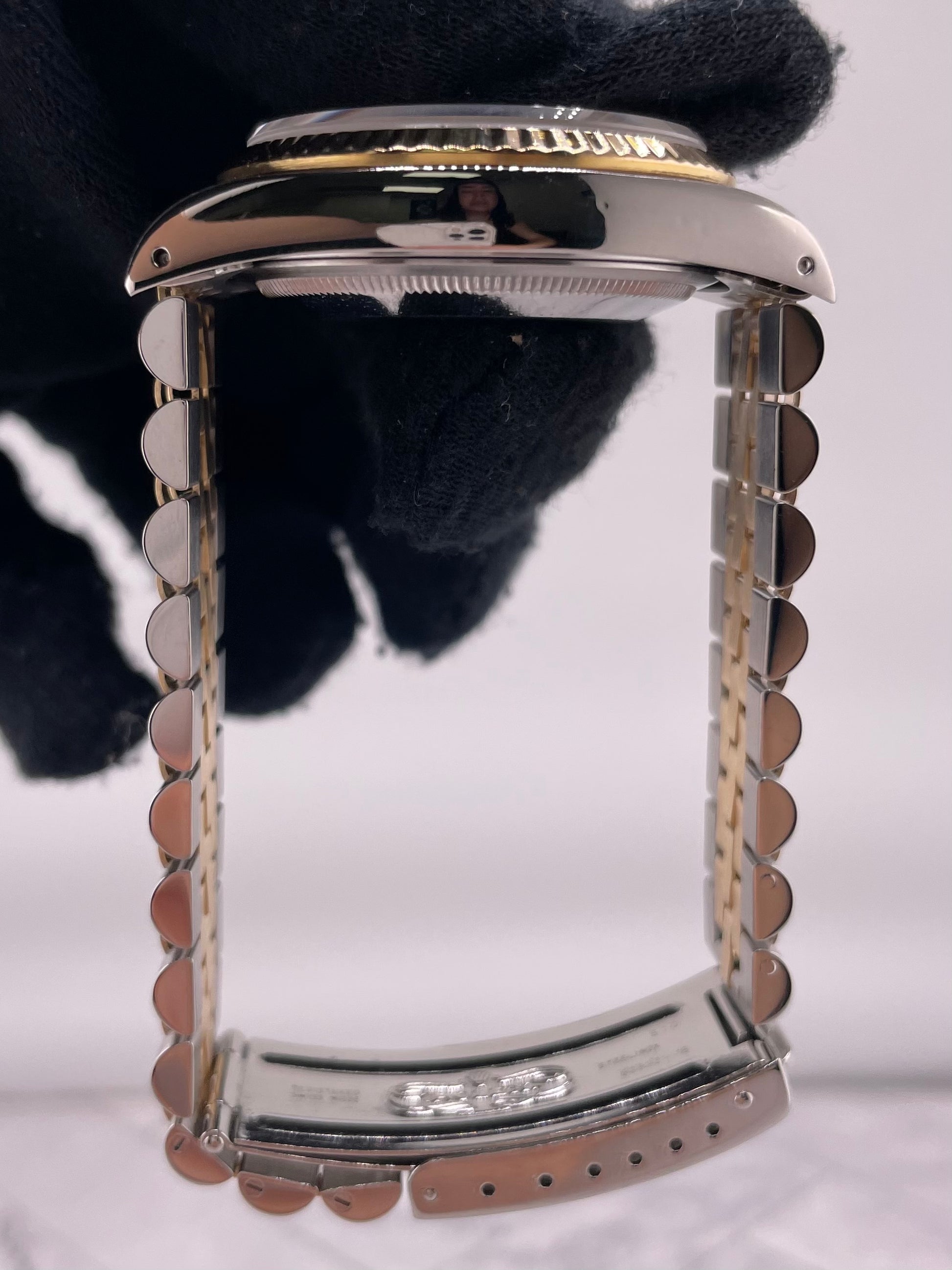 Rolex Datejust Gold Anniversary Diamond Dial Dial on Jubilee Ref. 16233G Papers 1994 — view 5