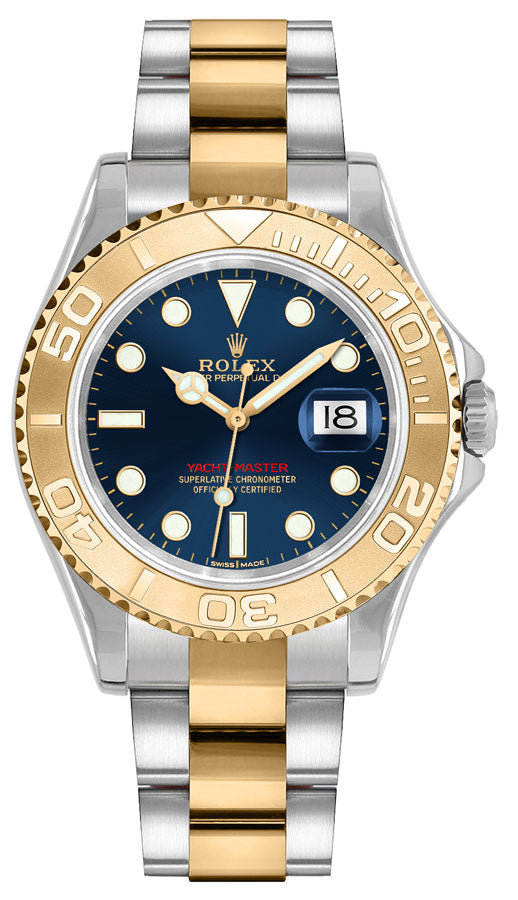Rolex Yacht-Master Blue Dial on Oyster Ref. 168623 Card Open Date