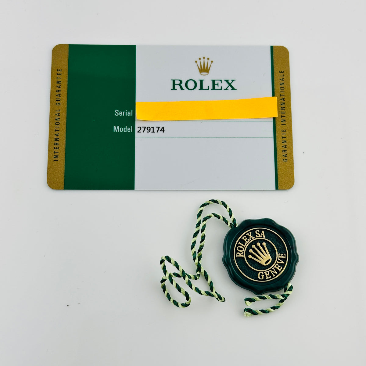 Rolex Datejust Lady Rhodium Diamond Dial on Jubilee Ref. 279174 Card 2019 — view 7