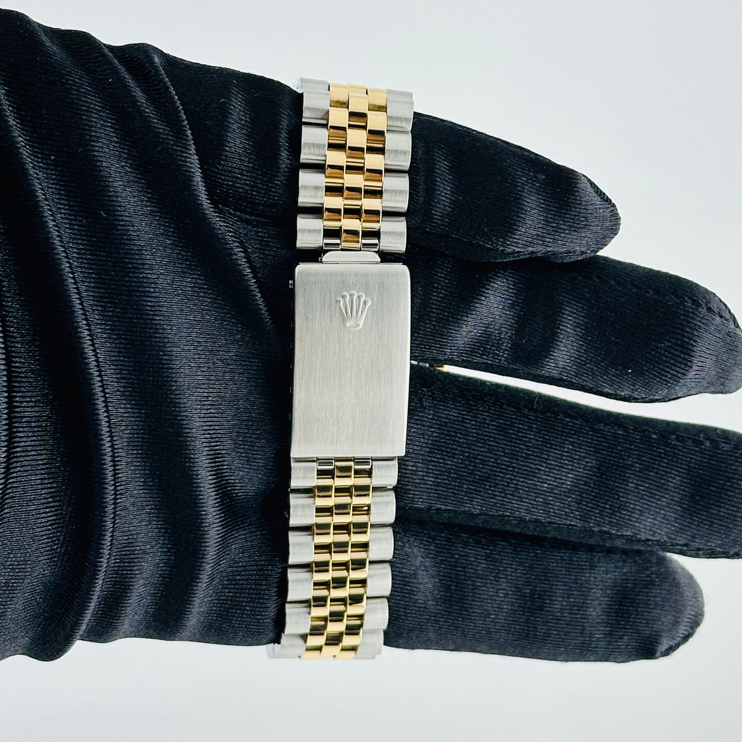 Rolex Datejust Champagne Stick Dial on D Link Jubilee Ref. 16233 Papers 1991 — view 3