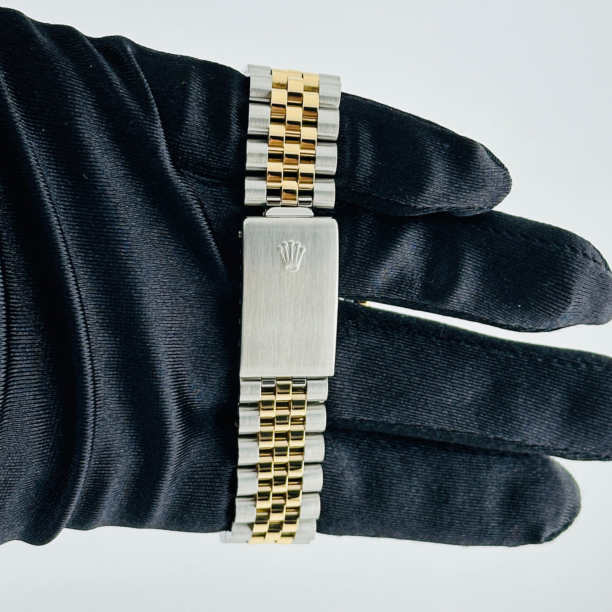 Rolex Datejust Champagne Stick Dial on D Link Jubilee Ref. 16233 Papers 1991 — view 3