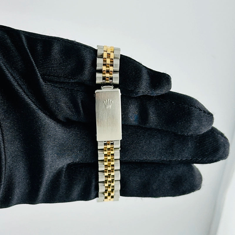 Rolex Datejust Lady Champagne Diamond Factory Dial on D Link Jubilee Ref 69173