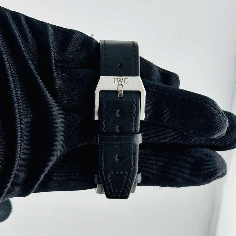 Iwc Pilot's Watch Mark XX Black / Arabic Numerals Dial on Leather Strap Ref IW328201 with Card 2025