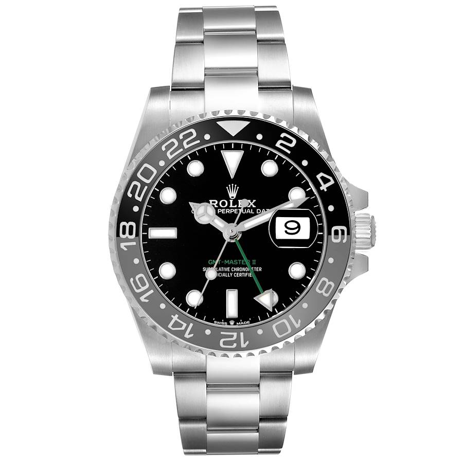 Rolex GMT-Master II BruceWayne Black Dial on Oyster Bracelet Ref. 126710GRNR Card 2026