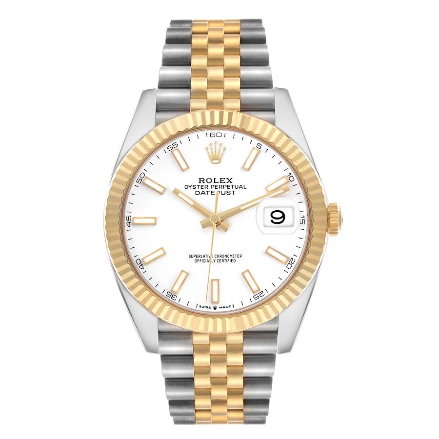 Rolex Datejust White Index Dial on D Link Jubilee Ref. 126333 Card 2023