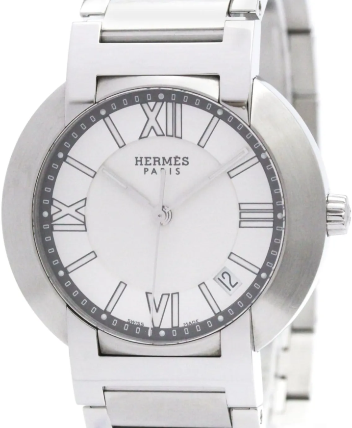 Hermes Nomad White Dial on Stainless Steel Ref. N01.210