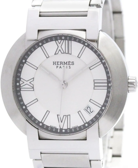 Hermes Nomad White Dial on Stainless Steel Ref. N01.210