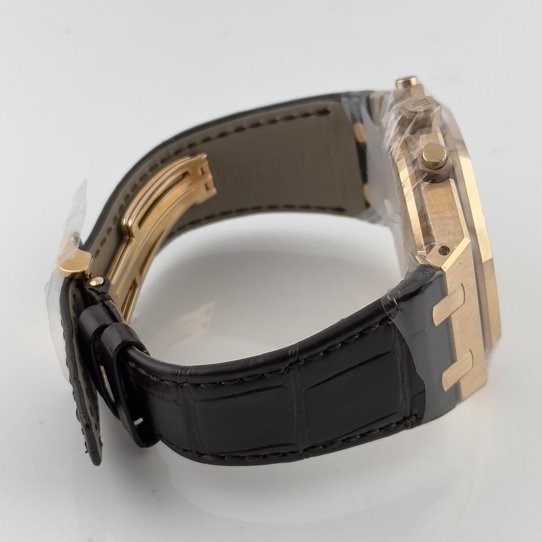 Audemars Piguet Royal Oak Chrono Brown Dial on Leather Ref. 26331OR.OO.D821CR.01 Card 2021 — view 3