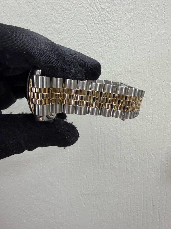 Rolex Datejust Champagne Diamonds Dial on Jubilee Ref 116233 with Card Old Green 2011