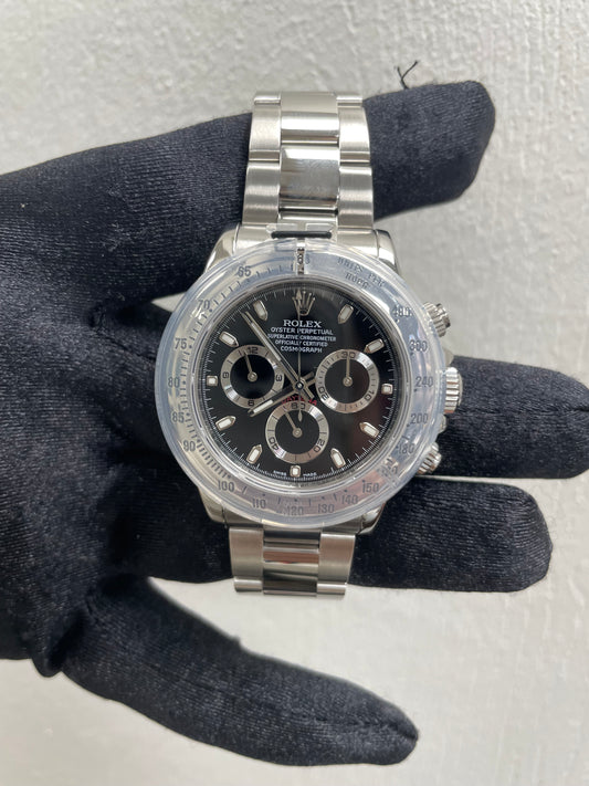 Rolex Daytona Black Dial on Oyster Ref. 116520 Card 2016 — view 2