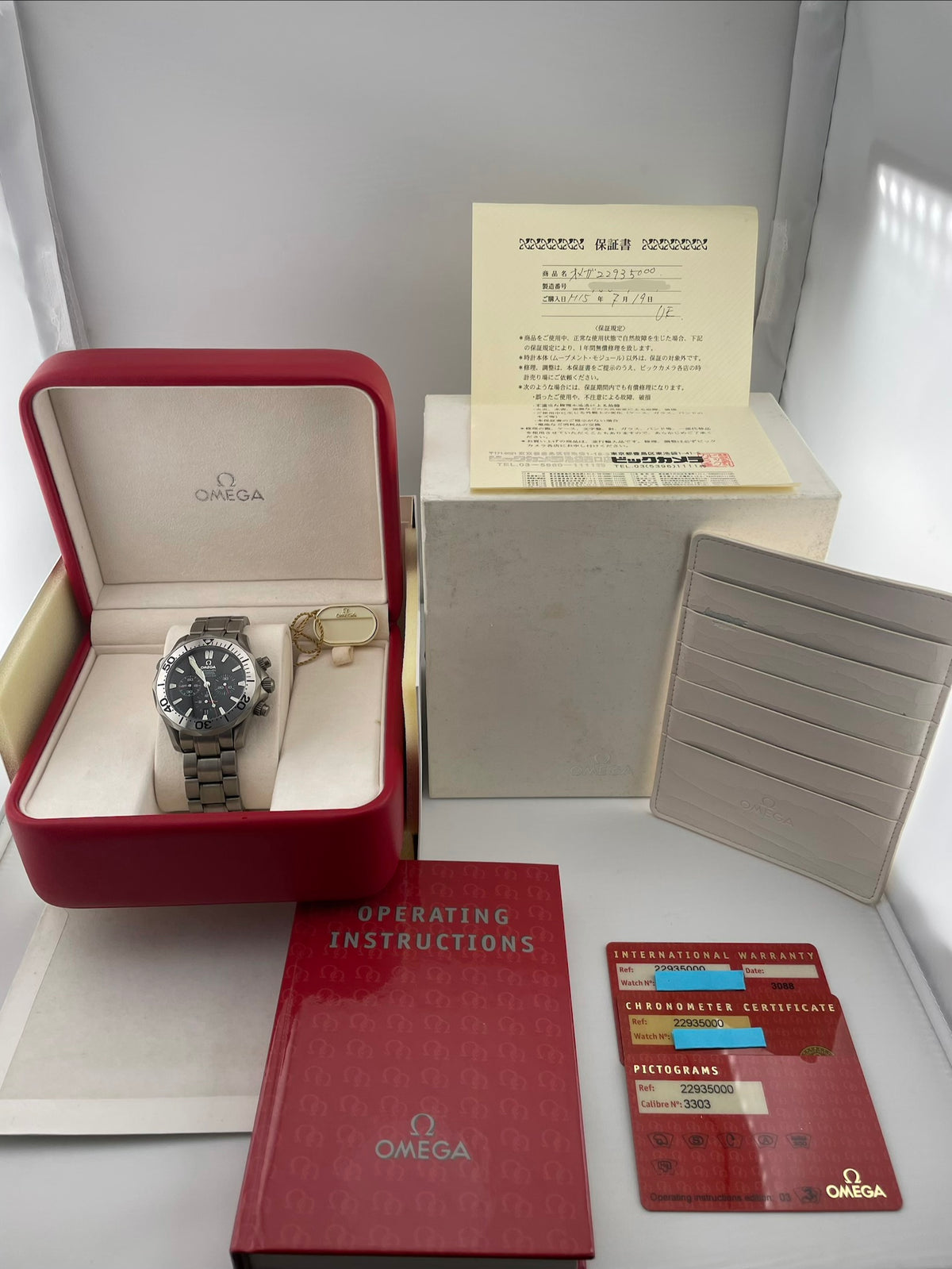 Omega Seamaster Ref. 22935000 Complete Open Date — view 7