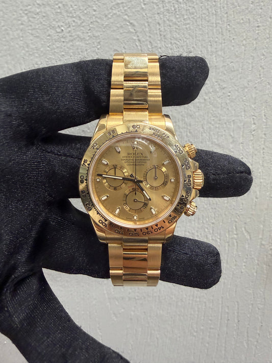Rolex Daytona Champagne Index Dial on Oyster Ref. 116508 Card 2016 — view 2
