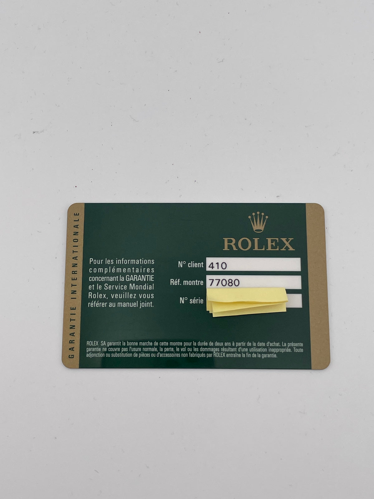 Rolex Oyster Perpetual Blue Dial on Oyster Bracelet Ref. 77080 Card 2014 — view 7