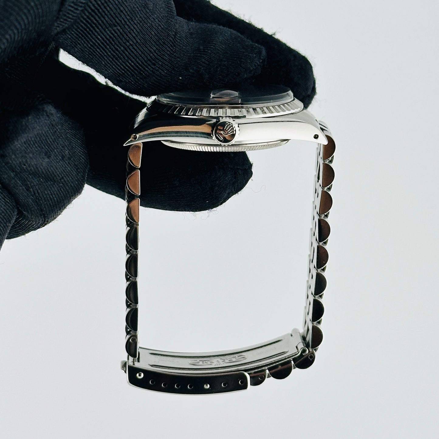 Rolex Datejust Grey Stick Dial on D Link Jubilee Bracelet Ref. 16030 1988 — view 5