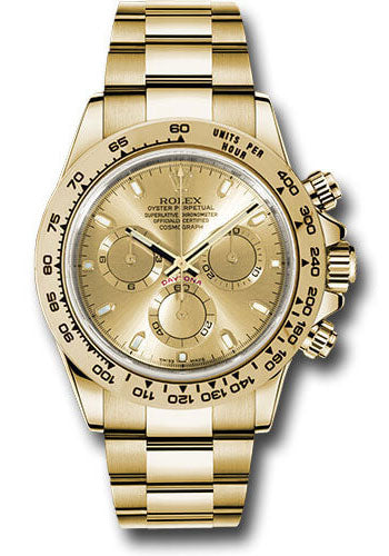 Rolex Daytona Champagne Index Dial on Oyster Ref. 116508 Card 2016