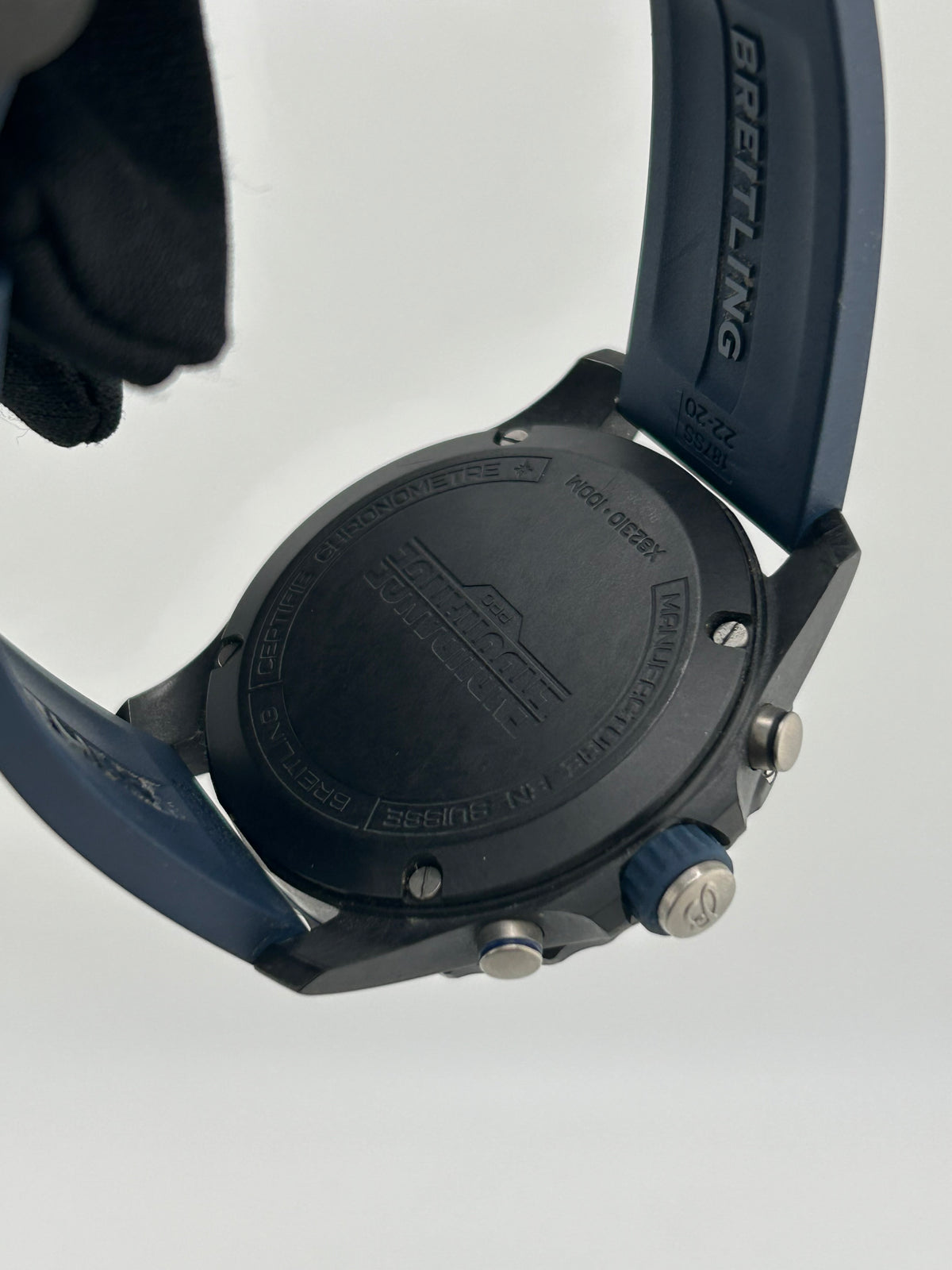 Breitling Endurance Pro Black Dial on Rubber Strap Ref. X82310D51B1S1 Complete — view 7