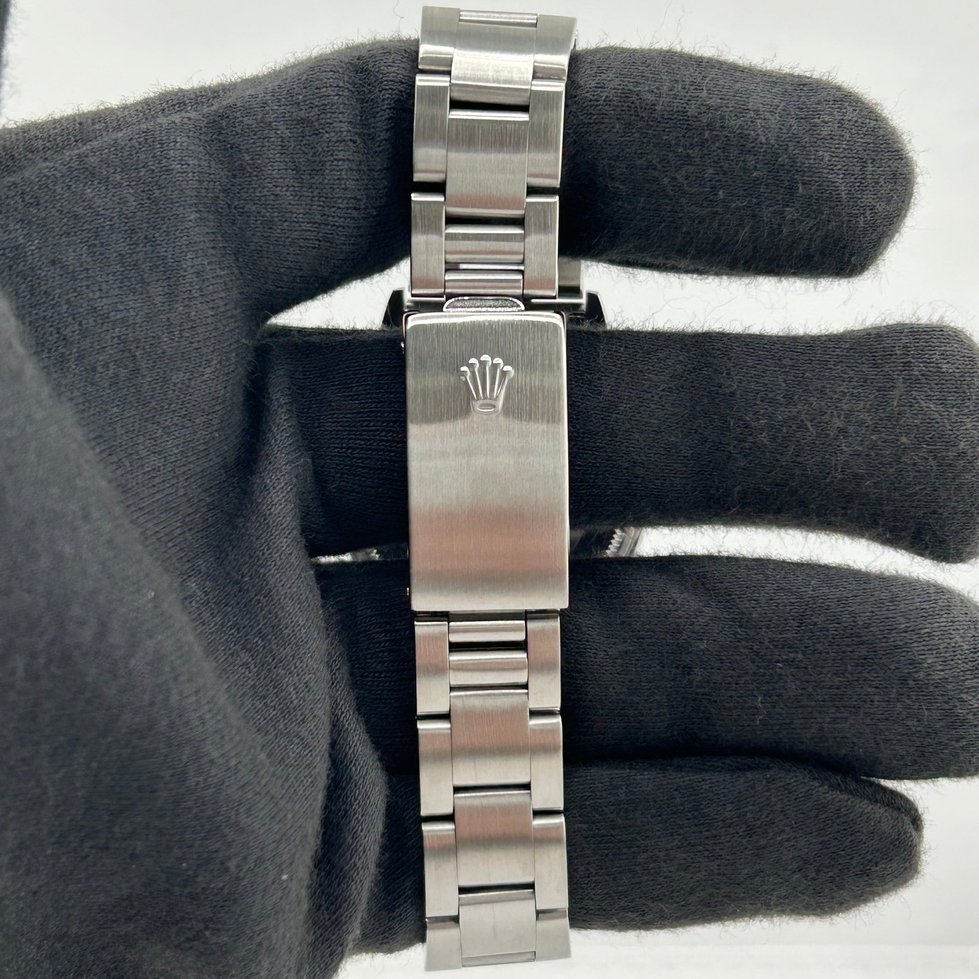 Rolex Air-King Silver Stick Dial on Oyster Bracelet Ref. 14010 2000 — view 4