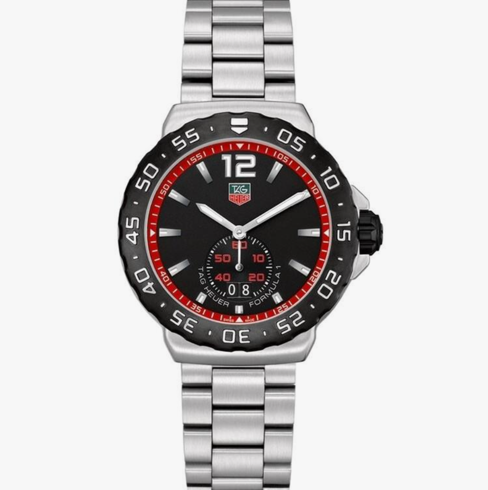Tag Heuer Formula 1 Black Dial on Stainless Steel Bracelet Ref. WAU1114