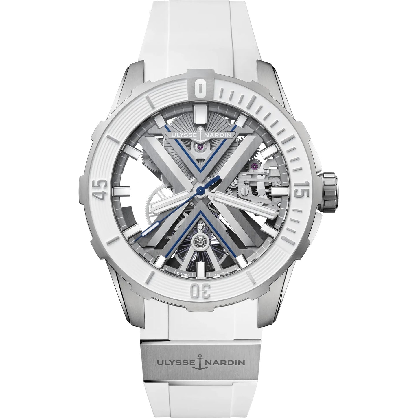 Ulysse Nardin Diver X Skeleton Gray Skeleton Dial on Rubber Ref. 3723-170-1A Card 2023