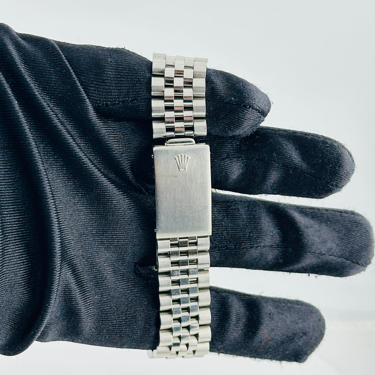 Rolex Datejust Silver Stick Dial on Jubilee D Link Bracelet Ref. 16030 1982 — view 4