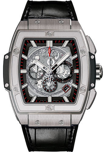 Hublot Spirit of Big Bang Gray Skeleton Dial on Leather Strap Ref. 601.NX.0173.LR Complete 2022