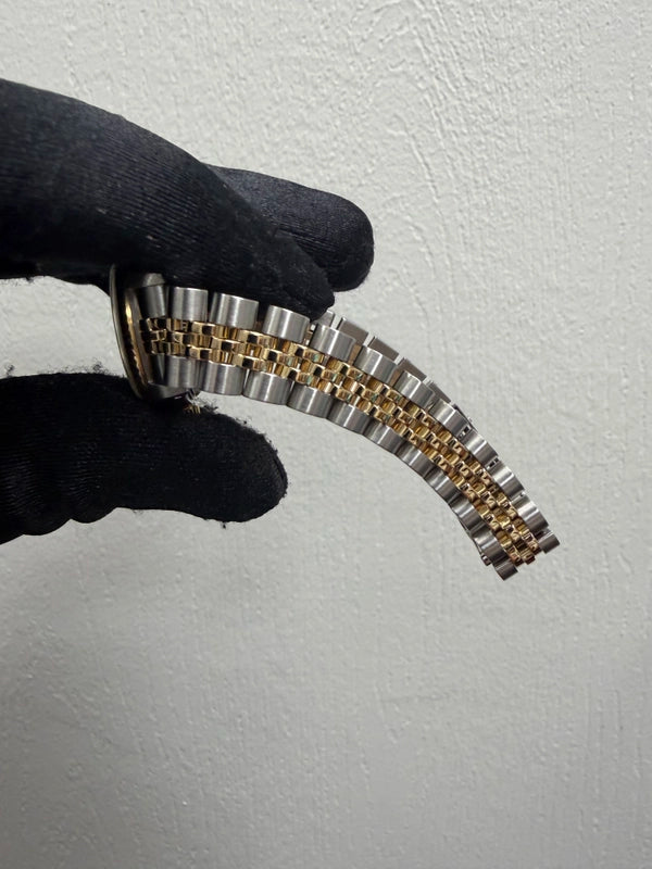 Rolex Datejust Lady Champagne Stick Dial on Jubilee Ref 69173 with Papers 1985