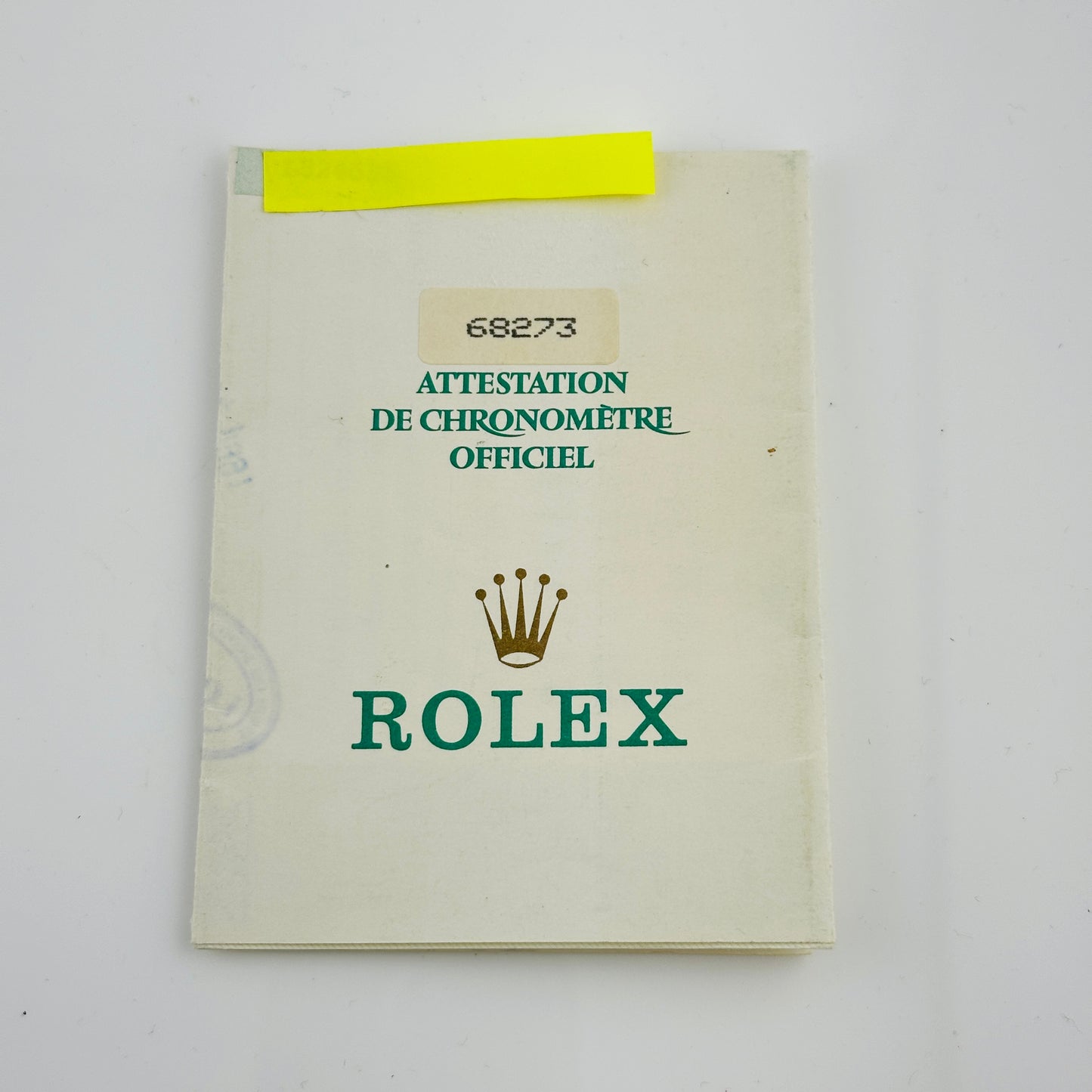 Rolex Datejust Champagne Stick Dial on D Link Jubilee Bracelet Ref. 68273 Papers 1991 — view 2