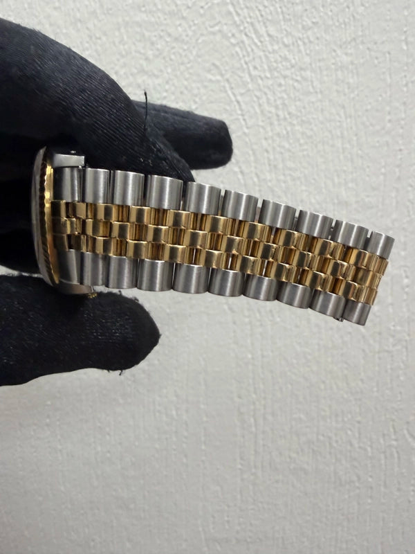 Rolex Datejust 36 Champagne Diamond Dial on Jubilee Ref 16233 with Papers 1991