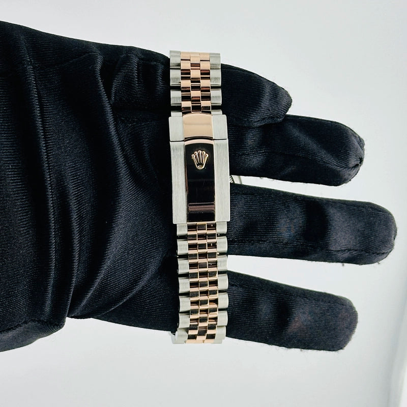 Rolex Datejust Dark Rhodium Index Dial on Jubilee Ref 126231 with New Style Card Green 2020