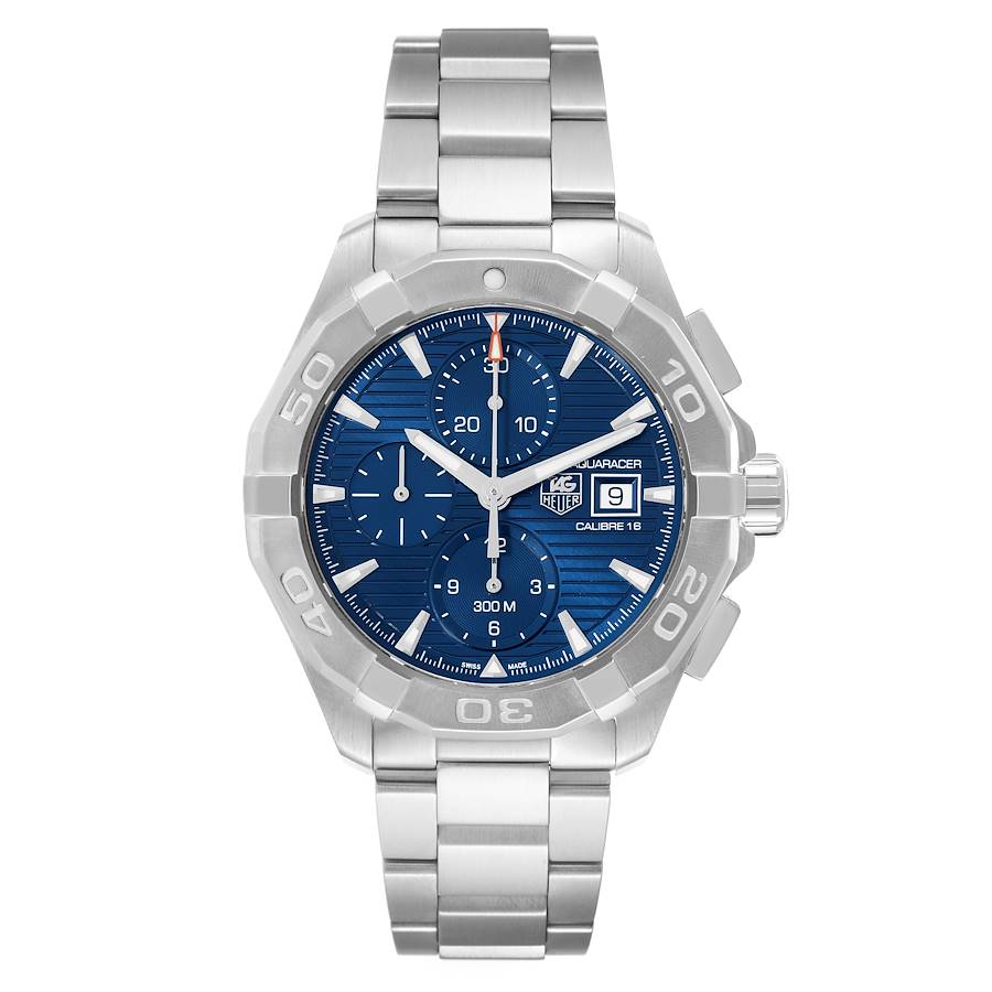 Tag Heuer Aquaracer Chronograph Blue Dial on Stainless Steel Bracelet Ref. CAY2112.BA0927