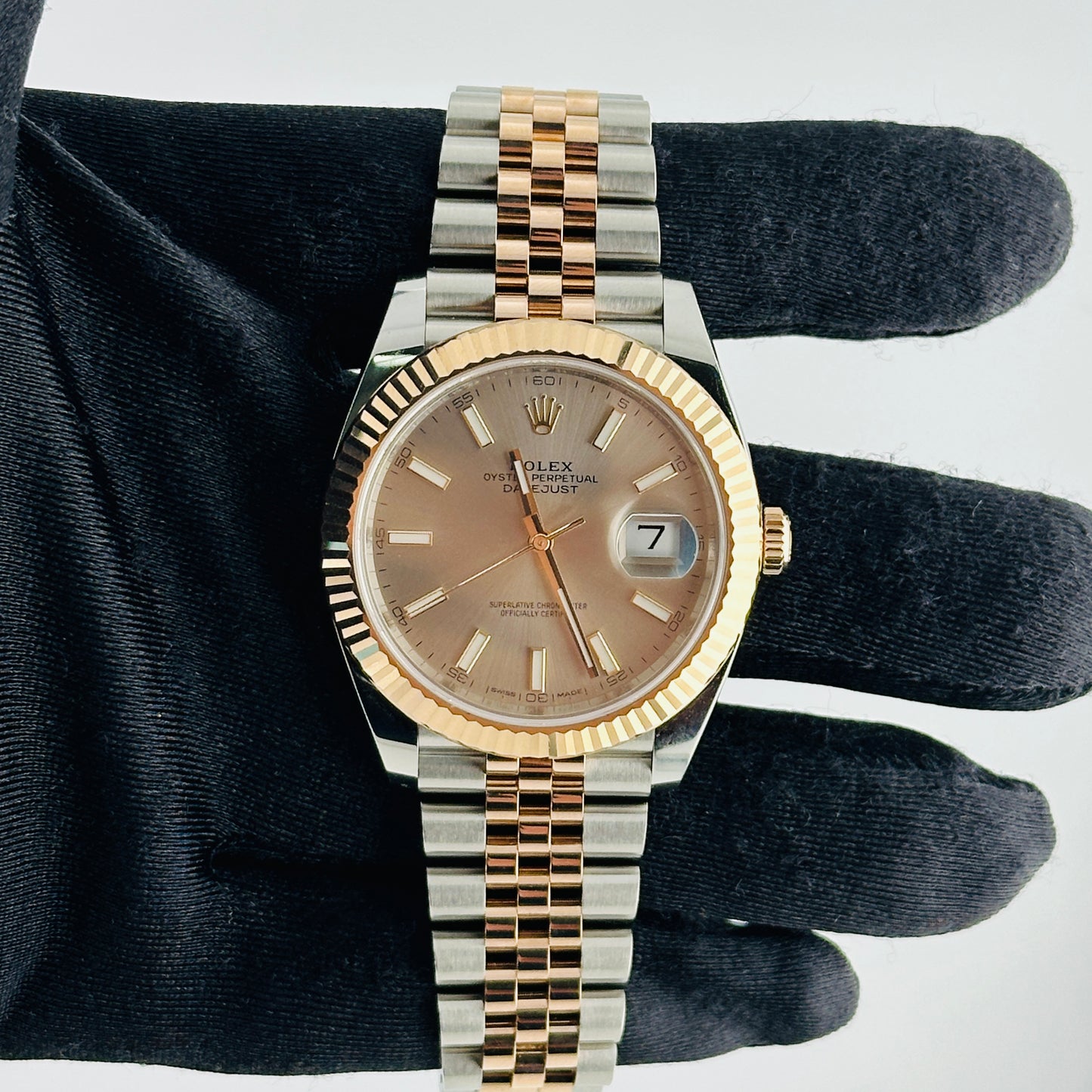 Rolex Datejust 41 Sundust Index Dial on Jubilee Ref. 126331 Card 2019 — view 2