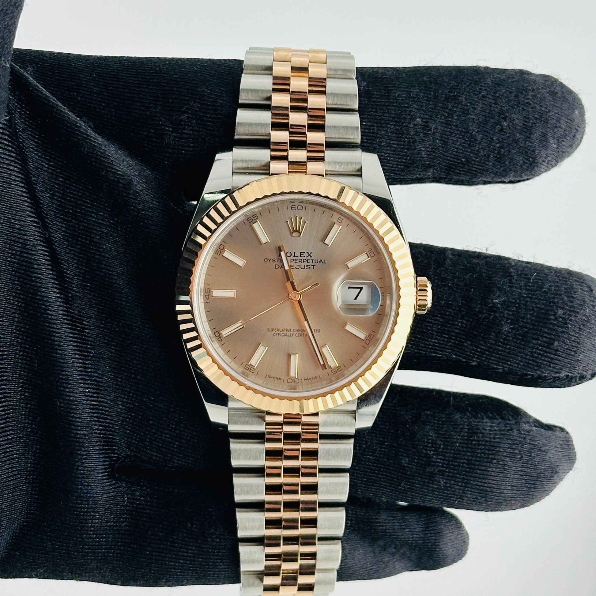 Rolex Datejust 41 Sundust Index Dial on Jubilee Ref. 126331 Card 2019 — view 2