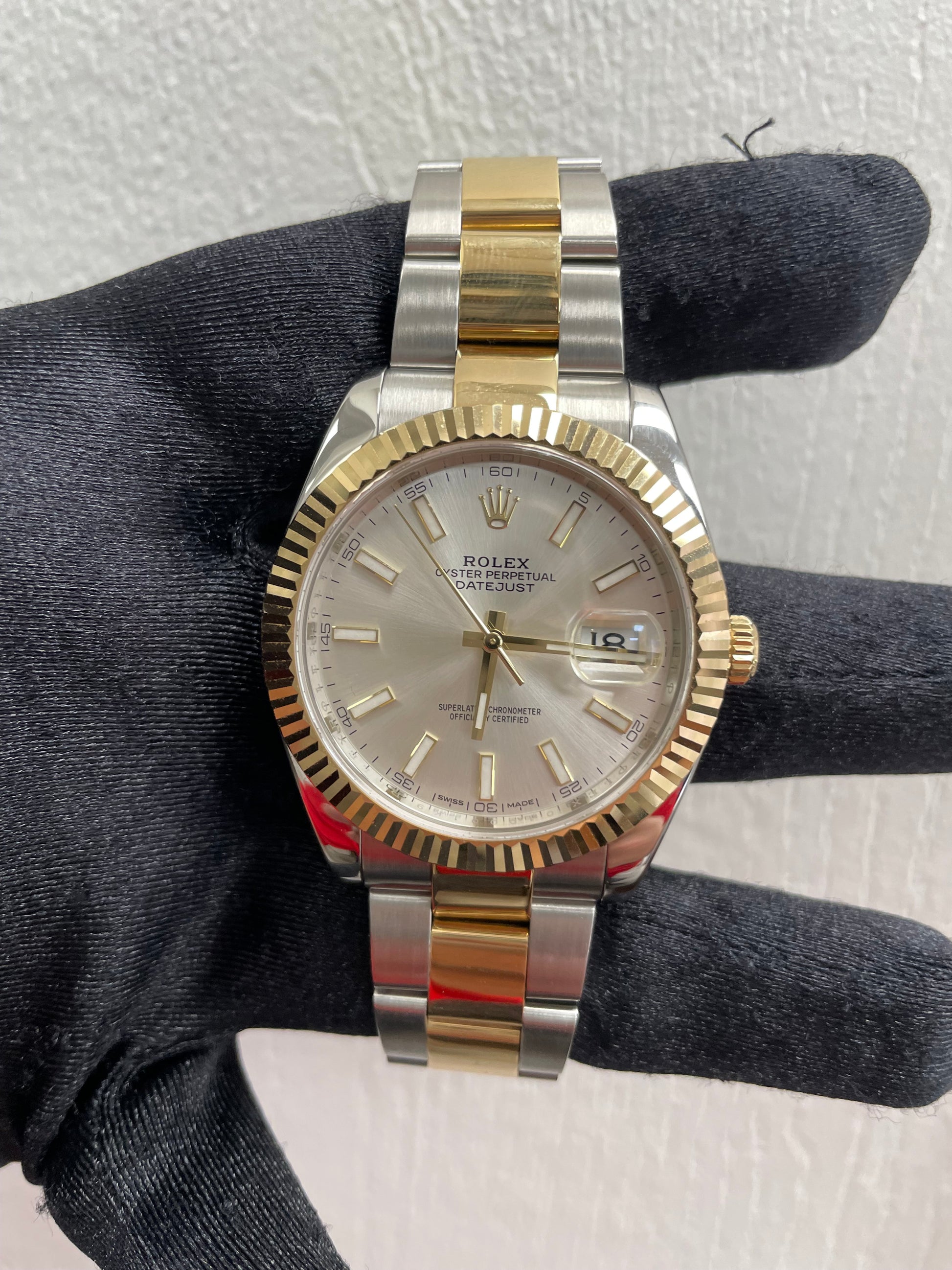Rolex Datejust Silver Index Dial on Oyster Ref. 126333 Card 2019 — view 2
