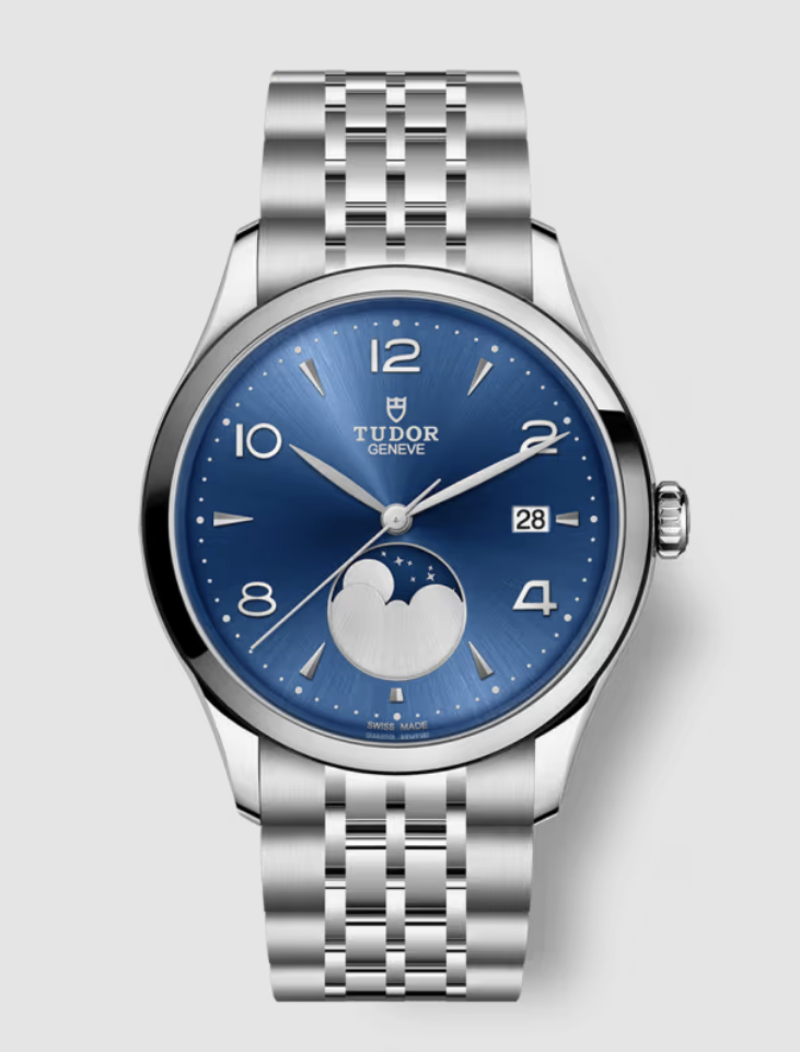 Tudor 1926 Luna Blue 5 Arabic Numerals Dial on Stainless Steel Bracelet Ref. M91560-0002 Complete 2026