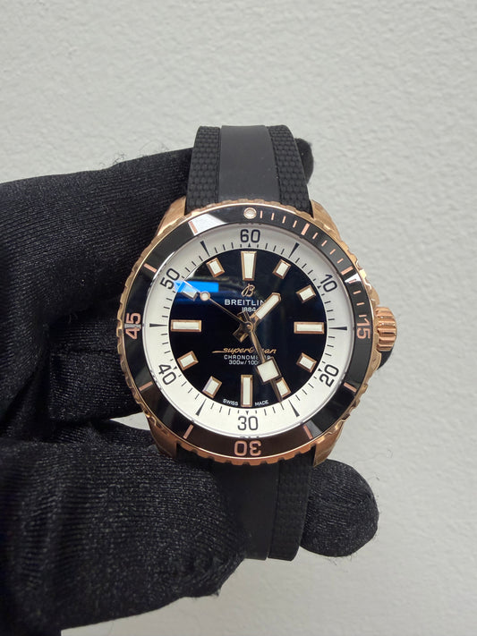 Breitling Superocean Automatic Black Dial on Rubber Strap Ref. R17375211B1S1 Card 2026 — view 2