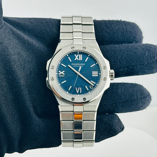 Chopard Alpine Eagle Blue Dial on Stainless Steel Bracelet Ref. 298600-3001 Card 2023 — view 2