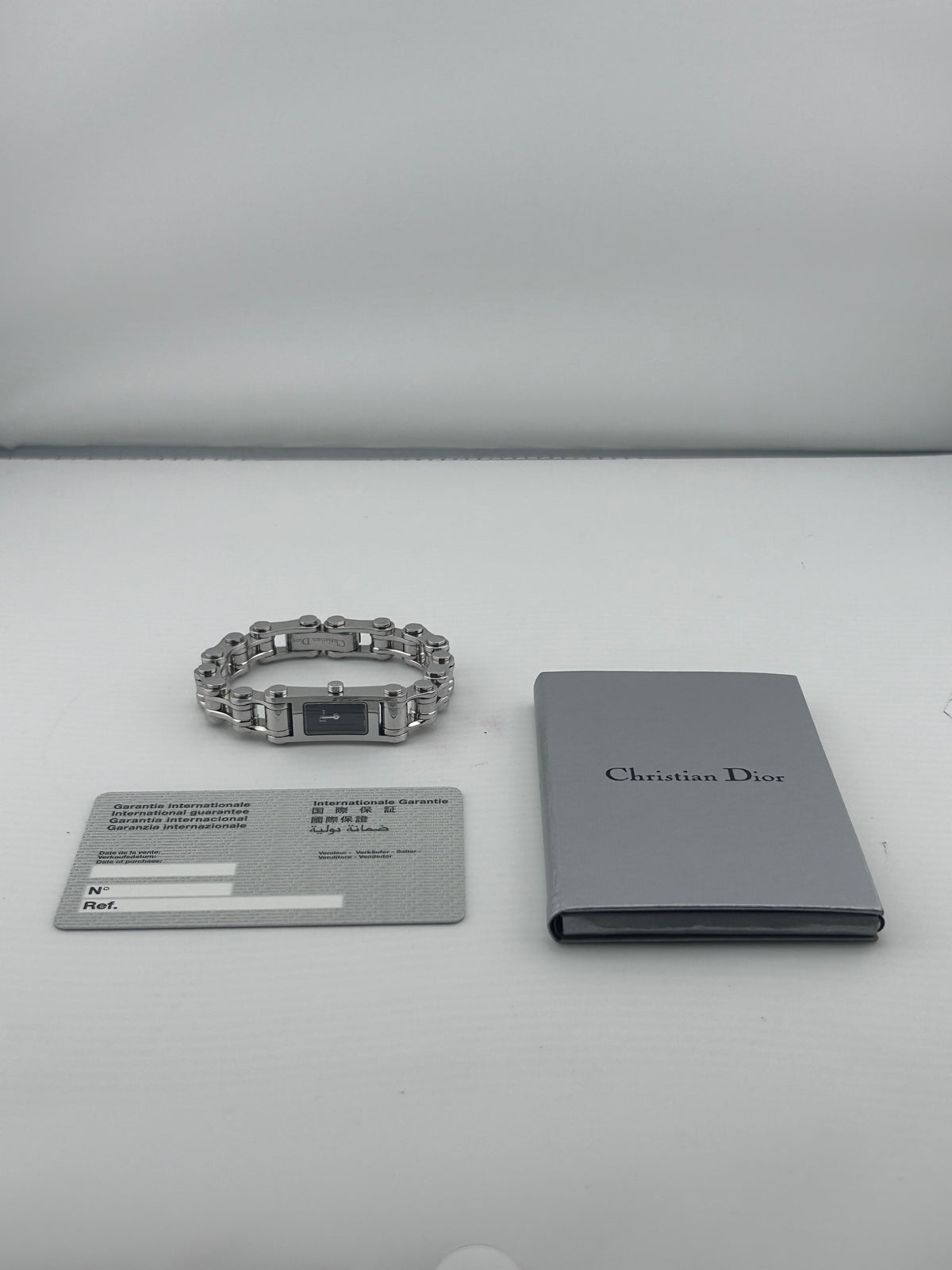 Christian Dior Dior 66 Black Dial on Stainless Steel Ref. D104-100 Card — view 6