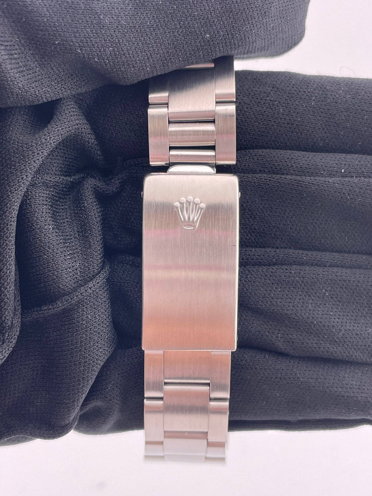 Rolex Air-King Silver Stick Dial on Oyster Bracelet Ref. 14000 1990 — view 4