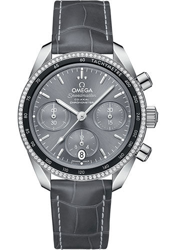Omega Speedmaster Co-Axial Chronograph Grey Dial on Leather Strap Ref. 324.38.38.50.06.001 Complete 2026