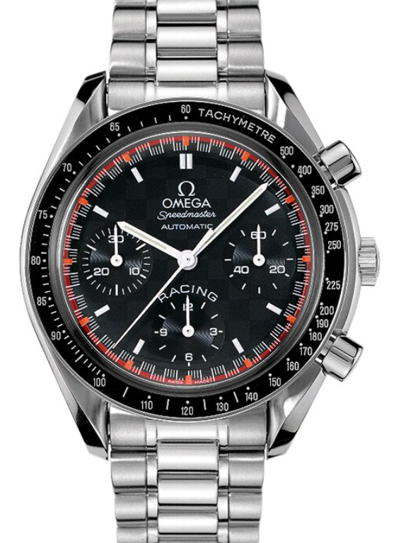 Omega Speedmaster Racing Black Dial on Stainless Steel Bracelet Ref. 3518.50.00 Complete 2003