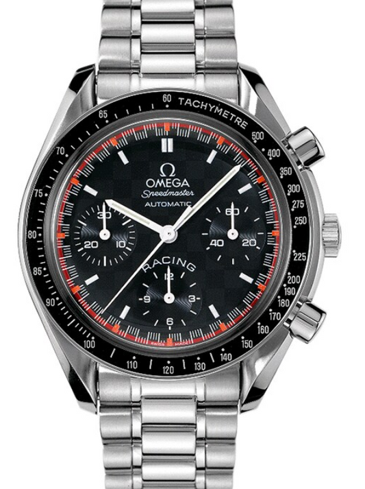 Omega Speedmaster Racing Black Dial on Stainless Steel Bracelet Ref. 3518.50.00 Complete 2003