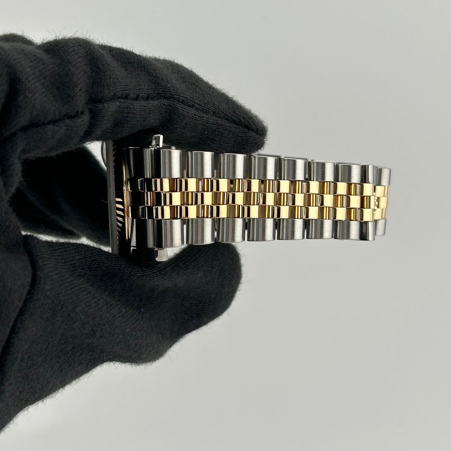 Rolex Datejust Champagne Anniversary Factory Diamond Dial Dial on D Link Jubilee Hidden Clasp Bracelet Ref. 116233G 2007 — view 5