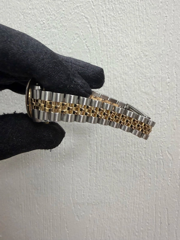 Rolex Datejust Lady Champagne Stick Dial on Jubilee Ref 69173 with Papers 1993
