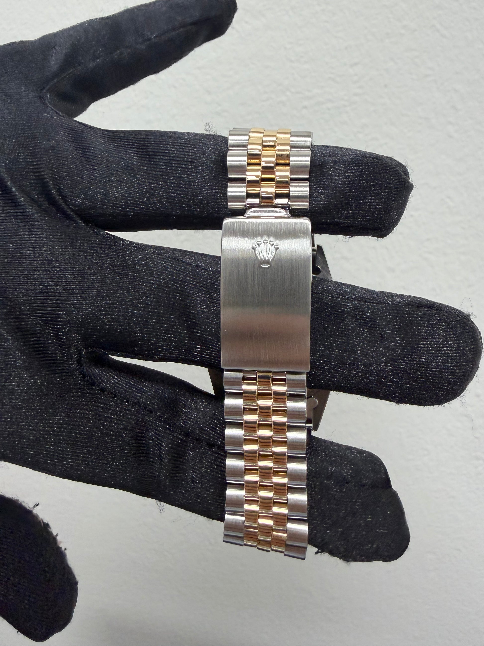 Rolex Datejust Champagne Stick Dial on D Link Jubilee Ref. 16013 1987 — view 3